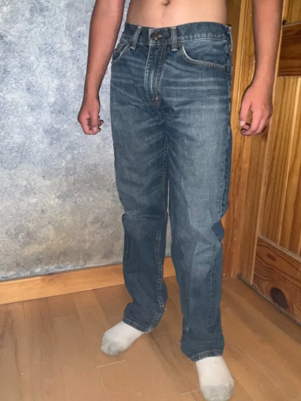 Men's Levi's 505 - 5 Pocket Blue Jeans